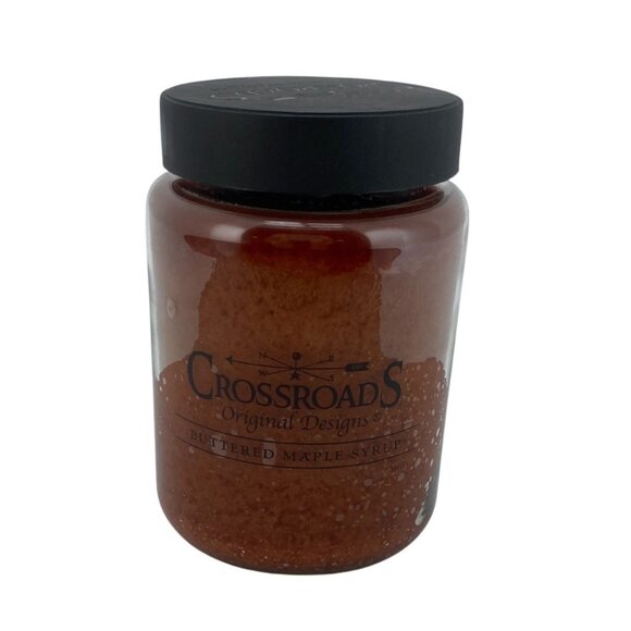 Crossroads 26oz Double Wick Candle | Buttered Maple Syrup | Glass Jar **NEW - Picture 1 of 4